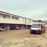 Pose de Gouttière traditionnelle à grand débit en aluminium Dal'alu sur logements neufs à Martigues dans les Bouches du Rhône