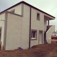 Pose de Gouttière traditionnelle à grand débit en aluminium Dal'alu sur logements neufs à Martigues dans les Bouches du Rhône