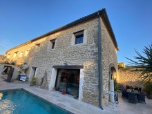 Intallation de gouttière sur ancienne maison et mas sur ALès proche d'Anduze