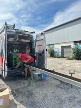 	Pose de gouttières grand format G400 – Projet à Nîmes